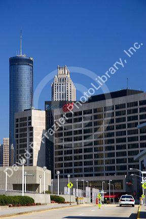 CNN Center in downtown Atlanta, Georgia.
