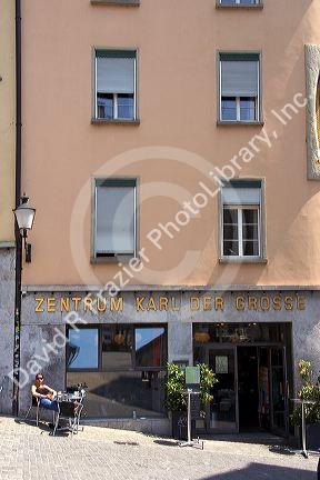 Zentrum Karl Der Grosse cafe in Zurich, Switzerland.switzerland, swiss, europe, european, travel, tourism, swiss alps, alps, alpine, zurich, cafe, business