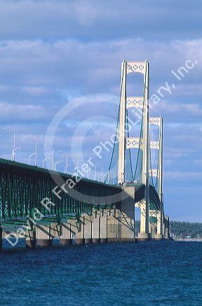 The Mackinac Bridge in Michigan.
