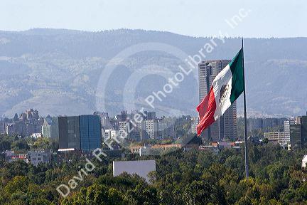 A view of Mexico City taken from Chapultepec Hill, Mexico.