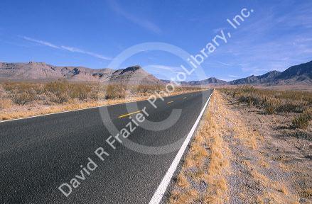 State highway 160 through Nevada.