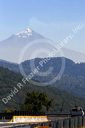 Popocatepetl is an active volcano near Mexico City, Mexico.