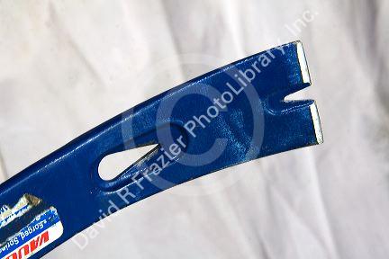 Flat pry bar.