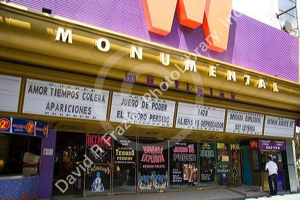 Movie theater multiplex in Buenos Aires, Argentina.