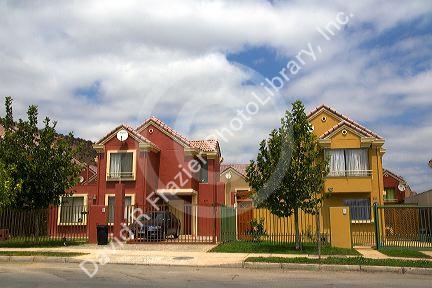 Housing development near Santiago, Chile.