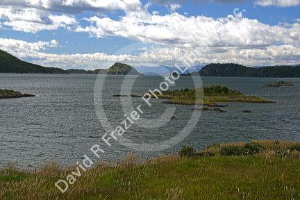Beagle Channel in the Tierra del Fuego National Park, Argentina.