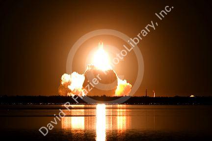 Launch of the Space Shuttle Endeavour for STS-123 mission to the International Space Station. John F. Kennedy Space Center in Cape Canaveral, Florida. March 11, 2008.