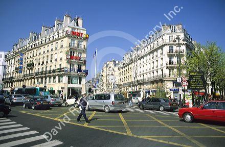 Traffic officer in Paris, France.