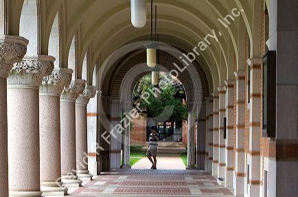 Archway at Lovett Hall on the campus of William Marsh Rice Univeristy in Houston, Texas.