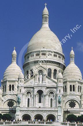 Church of the Sacre Coeur (Sacred Heart) in Paris, France.