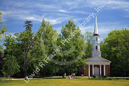 The Martha-Mary Chapel in Greenfield Village at The Henry Ford in Dearborn, Michigan.