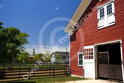 William Ford Barn in Greenfield Village at The Henry Ford in Dearborn, Michigan.