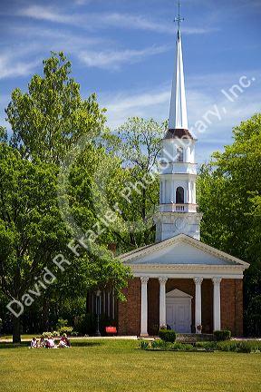 The Martha-Mary Chapel in Greenfield Village at The Henry Ford in Dearborn, Michigan.