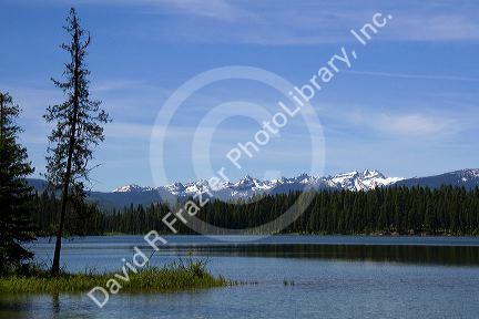 Holland Lake in the Flathead National Forest near Condon, Montana.