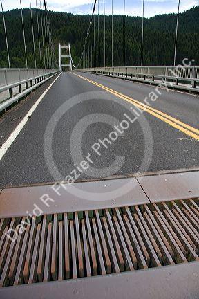 Expansion joint of the Dent Bridge near Orofino, Idaho.
