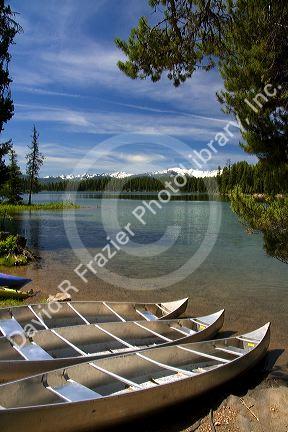 Holland Lake in the Flathead National Forest near Condon, Montana.