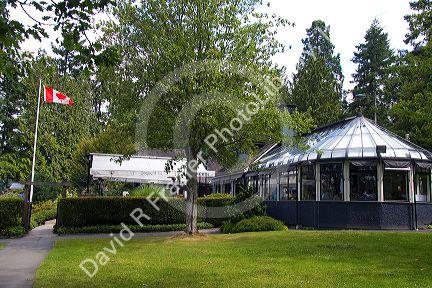 Sequoia Grill at the Teahouse in Stanley Park at Vancouver, British Columbia, Canada.