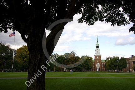 Baker Memorial Library on the campus of Dartmouth College located in Hanover, New Hampshire, USA.