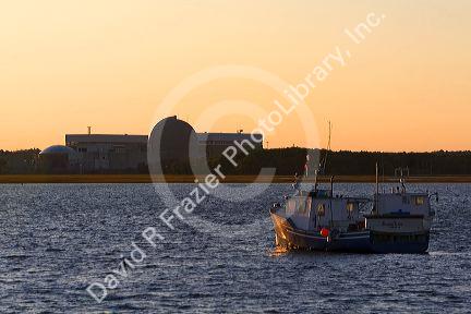 Seabrook Nuclear Power Plant located in Seabrook, New Hampshire, USA.
