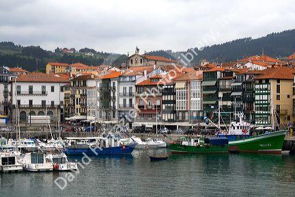 Old town and fishing port of Lekeitio in the province of Biscay, Basque Country, Northern Spain.