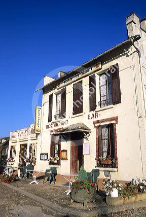 Country inn near Chablis, France.