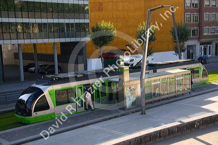 The EuskoTran is the metre gauge tramway system in Bilbao, Biscay, Basque Country, northern Spain.