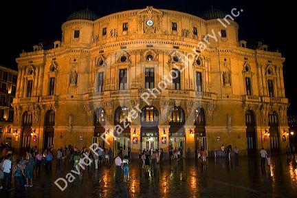 The Teatro Arriaga in the city of Bilbao, Biscay, Basque Country, northern Spain.