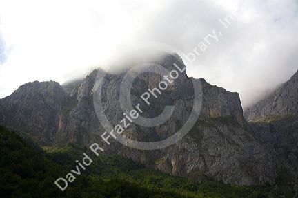 Picos de Europa at Fuente De, Liebana, Cantabria, northwestern Spain.