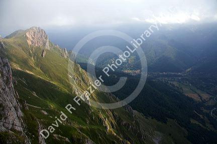 Picos de Europa at Fuente De, Libana, Cantabria, northwestern Spain.