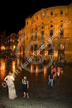 The Teatro Arriaga in the city of Bilbao, Biscay, Basque Country, northern Spain.
