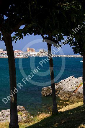 The harbor at Castro Urdiales, Cantabria, northern Spain.