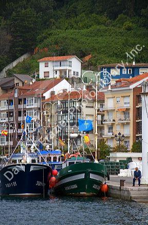 The fishing village of Ribadesella, Asturias, northern Spain.