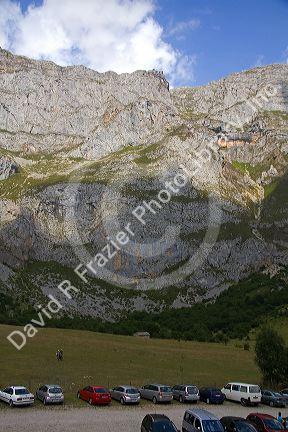 Picos de Europa at Fuente De, Liebana, Cantabria, northwestern Spain.