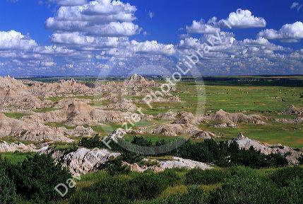 Badlands National Park in southwest South Dakota.