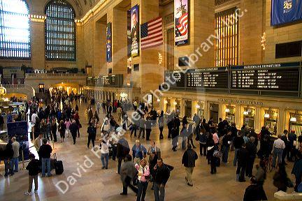 Interior of Grand Central Terminal in Midtown Manhattan, New York City, New York, USA.
