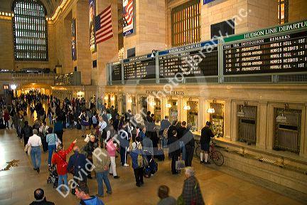 Interior of Grand Central Terminal in Midtown Manhattan, New York City, New York, USA.