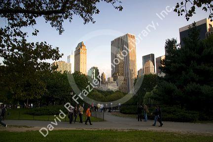 Central Park in Manhattan, New York City, New York, USA.