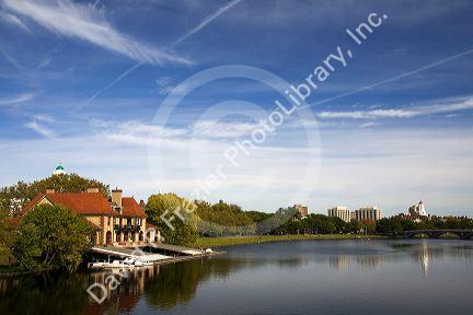 Weld Boathouse is a Harvard-owned building on the bank of the Charles River in Cambridge, Greater Boston, Massachusetts, USA.