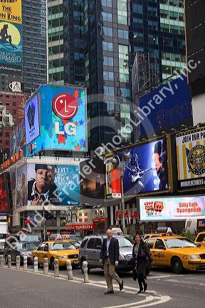 Times Square in Manhattan, New York City, New York, USA.