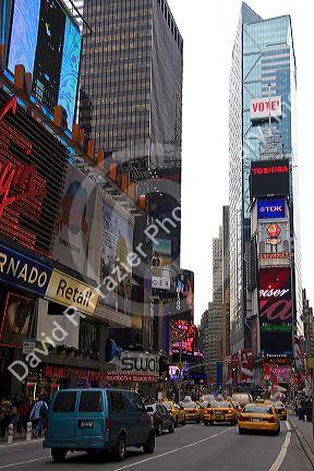 Times Square in Manhattan, New York City, New York, USA.