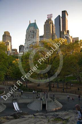 Central Park in Manhattan, New York City, New York, USA.