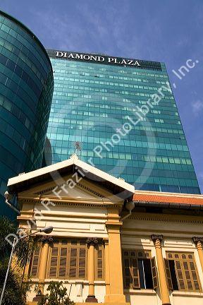Diamond Plaza shopping center in downtown Ho Chi Minh City, Vietnam.