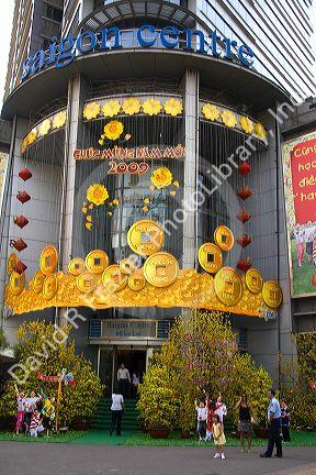 Saigon Centre modern shopping mall in Ho Chi Minh City, Vietnam.