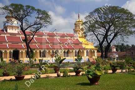 Cao Dai Holy See in Tay Ninh, Vietnam.