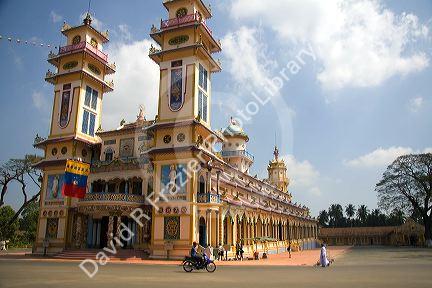 Cao Dai Tay Ninh Holy See in Tay Ninh, Vietnam.