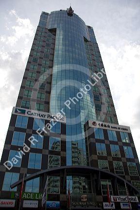 The Sun Wah Tower located on Nguyen Hue in Ho Chi Minh City, Vietnam.