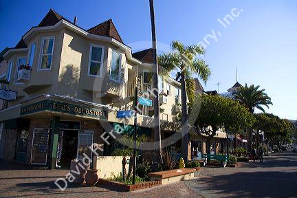 The town of Avalon on Catalina Island, California, USA.
