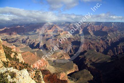 South Rim view of the Grand Canyon, Arizona, USA.