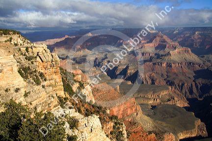 South Rim view of the Grand Canyon, Arizona, USA.