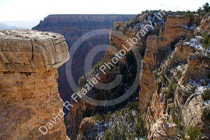 South Rim view of the Grand Canyon, Arizona, USA.